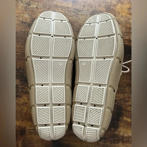TUCKET | men’s Khaki & Vanilla Deck Shoe./The Gilller. Size: 10 main image 9